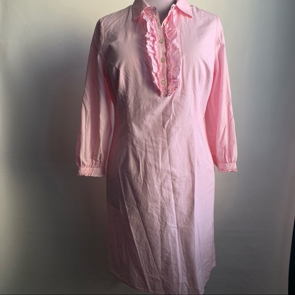 Pink Ruffle Front Dresses